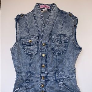 Cute, edgy Jean Dress